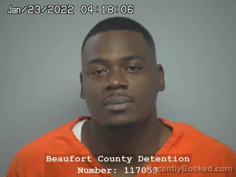 Booking photo from Beaufort County, South Carolina