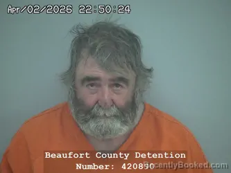 Mugshot of DAVID LAWRENCE IVESTER booked in Beaufort County, South Carolina on April 2, 2026