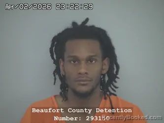 Mugshot of ANTHONY NIGEL MURRAY booked in Beaufort County, South Carolina on April 3, 2026