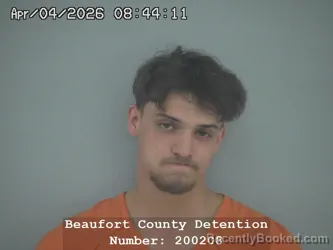 Mugshot of RANDAN WILLIAM CRAYTON booked in Beaufort County, South Carolina on April 4, 2026