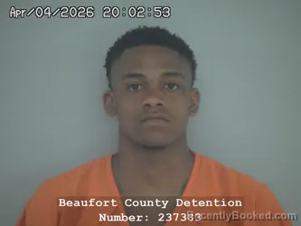 Mugshot of OMARIAN DEVANTE COHEN-FIELDS booked in Beaufort County, South Carolina on April 4, 2026