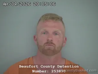 Mugshot of MARC ANTHONY PACK booked in Beaufort County, South Carolina on April 4, 2026