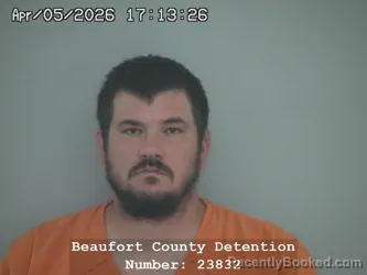 Mugshot of BENJAMIN SCOTT HEYWARD booked in Beaufort County, South Carolina on April 5, 2026