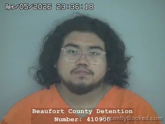 Mugshot of ALEXANDER JULIAN ESPINOZA booked in Beaufort County, South Carolina on April 6, 2026