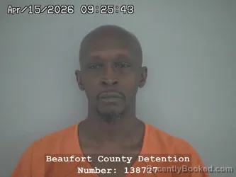 Mugshot of TERRY LAMONT WALKER booked in Beaufort County, South Carolina on April 15, 2026