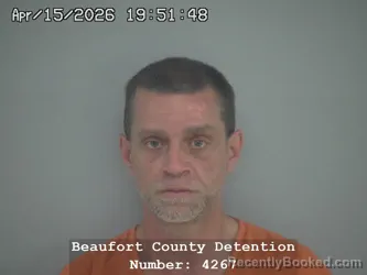 Mugshot of PHILLIP PAUL GOODYEAR booked in Beaufort County, South Carolina on April 15, 2026