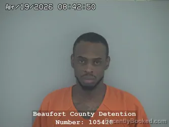 Mugshot of JERROD NATHAN TAYLOR booked in Beaufort County, South Carolina on April 19, 2026