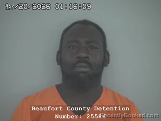 Mugshot of LAWRENCE DARNELL WALKER booked in Beaufort County, South Carolina on April 20, 2026