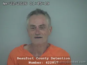 Mugshot of PAUL ANTHONY SUTHERLAND booked in Beaufort County, South Carolina on April 21, 2026