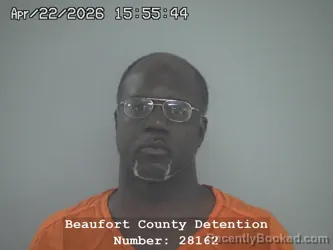 Mugshot of CHANDAR OTIS BROWN booked in Beaufort County, South Carolina on April 22, 2026