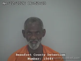 Mugshot of ABRAHAM ANDERSON booked in Beaufort County, South Carolina on April 22, 2026