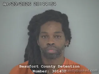 Mugshot of DEVON QUONDREA CAMPBELL booked in Beaufort County, South Carolina on April 23, 2026