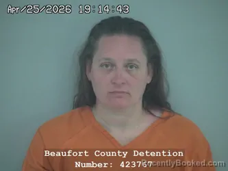 Mugshot of JESSICA HELEN SCHUMACHER booked in Beaufort County, South Carolina on April 25, 2026