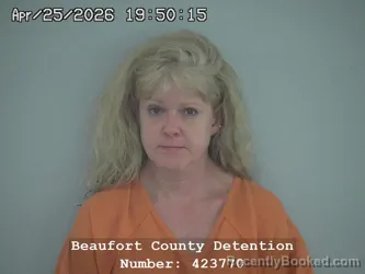 Mugshot of KIMBERLY JEAN BRADY booked in Beaufort County, South Carolina on April 25, 2026