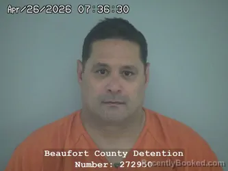 Mugshot of HARRY MANUEL NIEVES GONZALEZ booked in Beaufort County, South Carolina on April 26, 2026