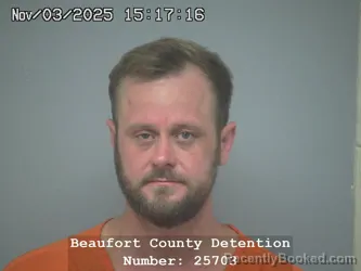 Mugshot of EDWIN LEE PATTERSON booked in Beaufort County, South Carolina on April 26, 2026