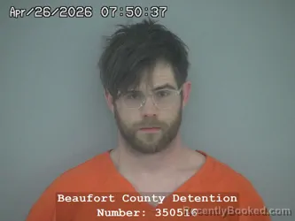 Mugshot of ZACHARY TAYLOR AYERS booked in Beaufort County, South Carolina on April 26, 2026