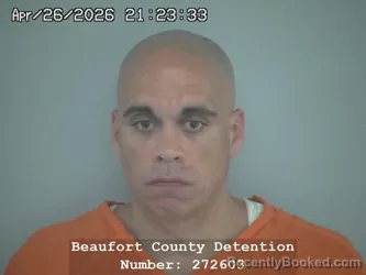 Mugshot of MARCUS DANIEL CROSS booked in Beaufort County, South Carolina on April 26, 2026