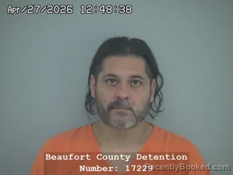Mugshot of JOSE CHAVIRA booked in Beaufort County, South Carolina on April 27, 2026