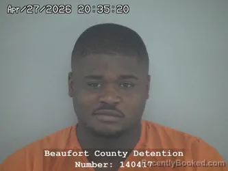 Mugshot of THOMAS JERMAINE MITCHELL booked in Beaufort County, South Carolina on April 27, 2026