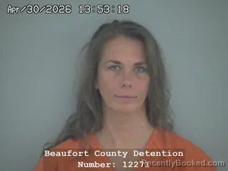 Mugshot of JULIE MARIE DAVIS booked in Beaufort County, South Carolina on April 30, 2026