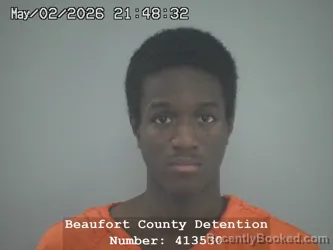 Mugshot of KESHAUYN JEREMIAH DUPONT booked in Beaufort County, South Carolina on May 2, 2026