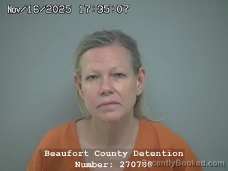 Mugshot of KIMBERLY ANNE BILLES booked in Beaufort County, South Carolina on May 4, 2026