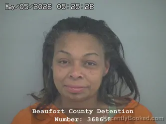 Mugshot of CHANITA BERRY booked in Beaufort County, South Carolina on May 5, 2026
