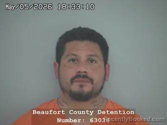 Mugshot of DAVID JOSEPH FIGUEROA booked in Beaufort County, South Carolina on May 5, 2026
