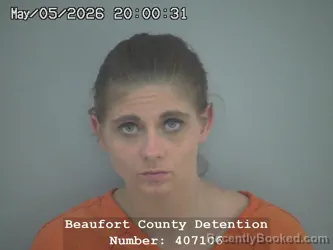 Mugshot of ASHLEY JEANETTA ROGERS booked in Beaufort County, South Carolina on May 5, 2026