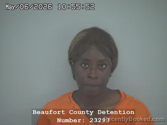 Mugshot of SHAKARA EVON LEE MCPHERSON booked in Beaufort County, South Carolina on May 6, 2026