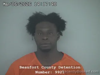 Mugshot of TYLER DION WILSON booked in Beaufort County, South Carolina on May 6, 2026
