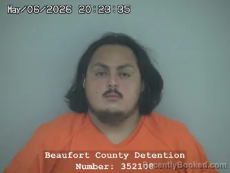 Mugshot of JEFFREY DIONISIO HERNANDEZ booked in Beaufort County, South Carolina on May 6, 2026