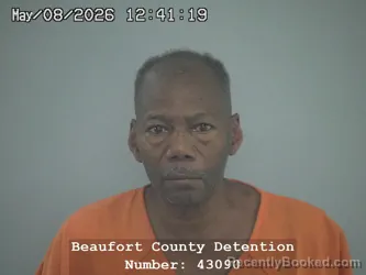Mugshot of KENNETH J SIMMONS booked in Beaufort County, South Carolina on May 8, 2026