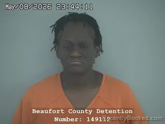 Mugshot of STASIA MONIQUE JENKINS booked in Beaufort County, South Carolina on May 8, 2026