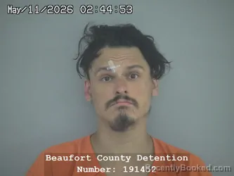 Mugshot of TYLER JOHN HERRITT booked in Beaufort County, South Carolina on May 9, 2026