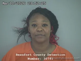 Mugshot of CARLETTA MACK booked in Beaufort County, South Carolina on May 11, 2026