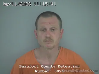 Mugshot of AUSTIN JARED RADEL booked in Beaufort County, South Carolina on May 11, 2026