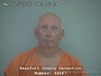 Mugshot of CHARLES ERWIN FENSKE booked in Beaufort County, South Carolina on May 12, 2026