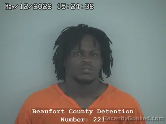 Mugshot of MAURICE LARON JENKINS booked in Beaufort County, South Carolina on May 12, 2026