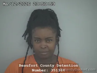 Mugshot of ASHAVIA NECOLE WILLIAMS booked in Beaufort County, South Carolina on May 12, 2026