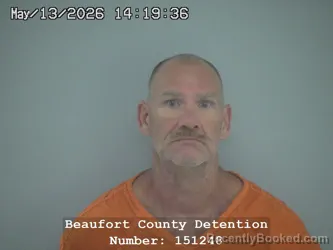 Mugshot of MICHAEL LOUIS MCCARTY booked in Beaufort County, South Carolina on May 13, 2026