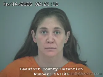 Mugshot of KELLY APY PARKER booked in Beaufort County, South Carolina on May 14, 2026