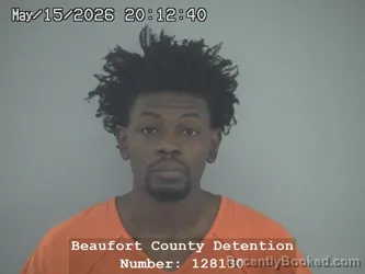 Mugshot of DEVRON JERMANE FRAZIER booked in Beaufort County, South Carolina on May 15, 2026