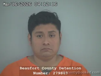 Mugshot of NESTOR LOPEZ-HERNANADEZ booked in Beaufort County, South Carolina on May 16, 2026