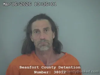 Mugshot of KENNETH JOSEPH PHELAN booked in Beaufort County, South Carolina on May 16, 2026