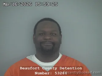 Mugshot of JAFAR ALI HAYWARD booked in Beaufort County, South Carolina on May 16, 2026