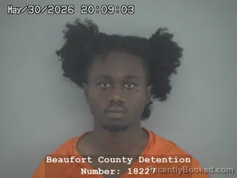 Mugshot of KY'LIQUE ANDRES BURTON booked in Beaufort County, South Carolina on May 30, 2026