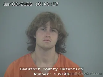 Mugshot of MATTHEW THOMAS RACZKOWSKI booked in Beaufort County, South Carolina on June 3, 2026