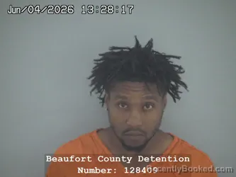 Mugshot of MARCUS CORTEZ GRIFFIN booked in Beaufort County, South Carolina on June 4, 2026